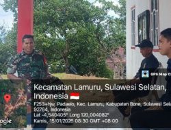 Bangun Komunikasi Dua Arah, Babinsa Koramil 08/Lamuru Sambangi Kantor Desa Padaelo