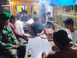 Tutup Ruang Gerak Kriminalitas, Personel Kodim 1407/Bone Intensifkan Patroli Malam Demi Kenyamanan Warga