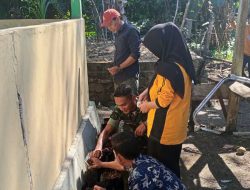 Solusi Lahan Sempit : Babinsa Koramil 1407-14/Libureng Ajak Warga Ponre-Ponre Sulap Polybag Jadi Sumber Pangan