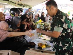 Bakti TNI Di Bumi Arung Palakka : Kodim 1407/Bone Gelar Bazar Ramadan Untuk Masyarakat
