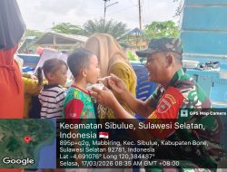 Babinsa Koramil 13/Sibulue Kodim Bone Terhadap Kualitas Kesehatan Masyarakat Dengan Aktif Melaksanakan Pendampingan Posyandu