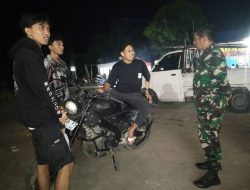 Sapa Kawula Muda, Babinsa Jajaran Kodim Bone Imbau Pemuda Hindari Aktivitas Berisiko