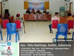 Kawal Hak Rakyat : Babinsa Koramil 1407-04/Tellusiatinge Pastikan Penyaluran BLT DD Di Desa Waji Tepat Sasaran