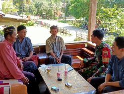 Deteksi Dini Lewat Dialog, Babinsa Koramil 1407-13/Sibulue Kodim Bone Pantau Perkembangan Wilayah
