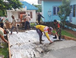 Akselerasi Pembangunan Desa, Babinsa Tonra Kodim 1407/Bone Galang Kekuatan Gotong Royong Di Rappa