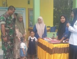 Kawal Kesehatan Generasi Bangsa, Babinsa Koramil 1407-13/Sibulue Dampingi Layanan Posyandu Di Desa Cinnong