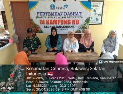 Akselerasi Penurunan Stunting, Koramil 1407-03/Cenrana Kodim Bone Perkuat Koordinasi Dengan BKKBN