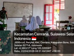 Gelorakan Semangat Cinta Tanah Air, Babinsa Koramil 1407-03/Cenrana Sambangi Siswa SDN 74 Panyiwi
