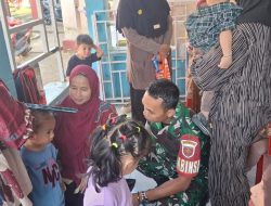 Babinsa Koramil 1407-13/Sibulue Turun Langsung Dampingi Kader Posyandu Di Sumpang Minangae