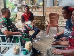 Kompak! Babinsa Koramil 09/Lapri Dan Kepala Desa Bengo Menyatu Dalam Dialog Bersama Warga