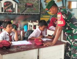 Pererat Silaturahmi, Babinsa Koramil 1407-02/Dua Boccoe Laksanakan Anjangsana ke SD Inpres 77 Watang Padacenga