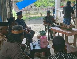 Perkokoh Jaring Teritorial, Babinsa Koramil 1407-15/Mare Intensifkan Komunikasi Sosial di Dusun Tellongeng