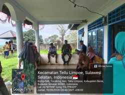 Babinsa Koramil 1407-08/Lamuru Pererat Silaturahmi Demi Kondusifitas Desa Binaannya