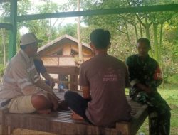 Aksi Simpatik Babinsa Koramil 1407-16/Tonra, Rangkul Warga Binaannya Lewat Dialog Positif