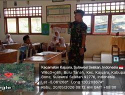 Babinsa Koramil 1407-18/Kajuara Laksanakan Pembinaan Wilayah Melalui Materi Wasbang Di SDN 273 Bulutanah