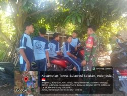 Babinsa Koramil 1407-16/Tonra Berikan Motivasi Dan Edukasi Untuk Siswa SMPN 1 Tonra Lewat Komsos