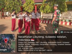 Babinsa Koramil 1407-14/Libureng Laksanakan Pembekalan PBB Bagi Murid SD 181 Ceppaga