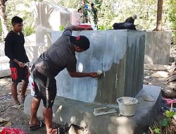 Makin Cantik! Momen Personel Kodim 1407/Bone Cat Jembatan Perintis Garuda Tahap III