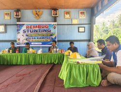 Perkuat Sinergi Penanganan Stunting, Babinsa Koramil 02/Dua Boccoe Hadiri Rembug Stunting Di Desa Kampoti