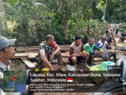 Perkuat Kemanunggalan TNI-Rakyat, Babinsa Koramil 15/Mare Gelar Komsos Di Desa Lapasa