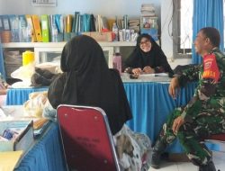 Bangun Kolaborasi, Babinsa Koramil 1407-07/Tanete Riattang Sambangi Kantor Kelurahan Biru
