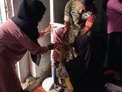 Babinsa Kajuara Kodim 1407/Bone Aktif Mendukung Pelayanan Kesehatan Melalui Pendampingan Posyandu