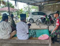 Babinsa Koramil 1407-19/Kahu Kodim Bone  Laksanakan Komsos Untuk Pererat Silaturahmi Dengan Warga Binaan