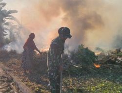 Wujud Kepedulian Lingkungan, Babinsa Koramil 1407-03/Cenrana Bersama Warga Laksanakan Karya Bakti