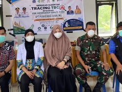 Babinsa Mare Dampingi Gerakan Serentak Tracing TBC Terintegrasi Cek Kesehatan Gratis Di Desa Data