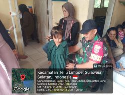 Bersama Wujudkan Masyarakat Sehat, Babinsa Lamuru Turun Langsung Dampingi Pelayanan Posyandu Balita Desa Sadar