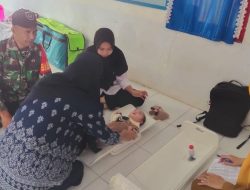 Babinsa Koramil Cina Aktif Dampingi Posyandu, Dukung Peningkatan Pelayanan Kesehatan Ibu & Anak Di Wilayah Binaan