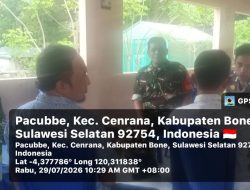 Babinsa Koramil 1407-03/Cenrana Perkuat Hubungan Dengan Aparat Desa Melalui Komsos