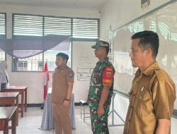 Babinsa Koramil 09/Lapri Kodim 1407/Bone Perkuat Jiwa Nasionalisme Siswa SMA Negeri 5 Bone
