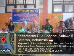Perkuat Sinergi Cegah Stunting, Babinsa Koramil 1407-02/Dua Boccoe Hadiri Rembuk Stunting Desa Solo