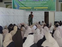 Babinsa Dua Boccoe Kodim 1407/Bone Berikan Pembinaan Nilai Kebangsaan Kepada Para Santri PP Al Ikhlas Ujung