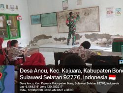 Tanamkan Semangat Cinta Tanah Air Sejak Dini, Babinsa Kajuara Berikan Materi Wawasan Kebangsaan Kepada Siswa MI Assalam