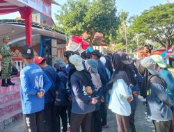 Danramil Dua Boccoe Kodim 1407/Bone Berikan Motivasi Kepada Paskibraka Kecamatan Dua Boccoe