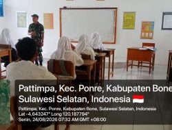 Bangun Generasi Berkarakter, Babinsa Koramil 1407-10/Ponre Kodim Bone Berikan Edukasi Wawasan Kebangsaan