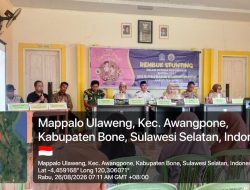 Babinsa Koramil 1407-06/Awangpon & Pemangku Kepentingan Bersinergi, Bahas Upaya Pencegahan Stunting Di Mappalo Ulaweng