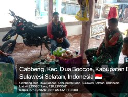 Lewat Komsos, Babinsa Koramil 1407-02/Dua Boccoe Bangun Sinergi & Kebersamaan Bersama Warga Binaan