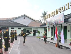 Latih Ketangkasan & Kesiapan Prajurit, Kodim 1407/Bone Gelar Latihan Pencak Silat Militer
