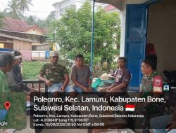 Melalui Komsos, Babinsa Koramil Lamuru Kodim 1407/Bone Perkuat Hubungan Dan Kepedulian Terhadap Warga Binaan
