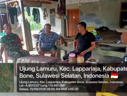 Melalui Komsos, Babinsa Koramil Lapri Kodim 1407/Bone Pererat Sinergi Dan Kebersamaan Dengan Warga