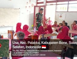 Bangun Generasi Berkarakter, Babinsa Koramil 21/Palakka Kodim 1407/Bone Gelar Binwanwil di SD Negeri 28 Usa