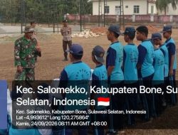 Melalui Edukasi Olahraga Sehat, Babinsa Koramil Salomekko Kodim 1407/Bone Dorong Pelajar Jaga Kebugaran
