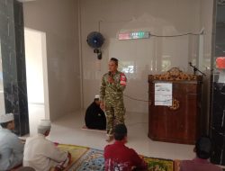 Melalui Sosialisasi di Masjid, Babinsa Kodim 1407/Bone Sampaikan Informasi Penerimaan Prajurit TNI AD