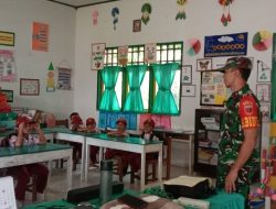 Generasi Muda Jadi Perhatian, Babinsa Koramil 20 Bontocani Kodim 1407/Bone Perkuat Wawasan Kebangsaan Pelajar