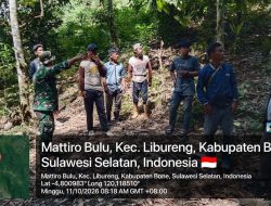 Komsos Jadi Jembatan Kedekatan, Babinsa Koramil 14 Libureng Kodim Bone Temui Warga Mattirobulu