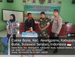 Kawal Kepedulian Sosial, Danramil 06 Awangpone Kodim 1407/Bone Hadiri Penyaluran BLT Bagi Masyarakat Desa Cakkebone