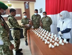 Perang Terhadap Narkoba, Kodim 1407/Bone Gelar Sosialisasi P4GN Dan Tes Urine Prajurit